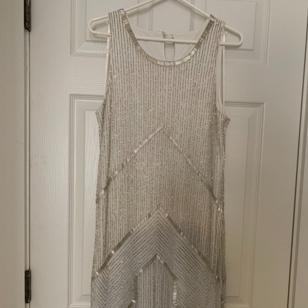 Vintage 1920s Style Deco Bosley Beaded Dress